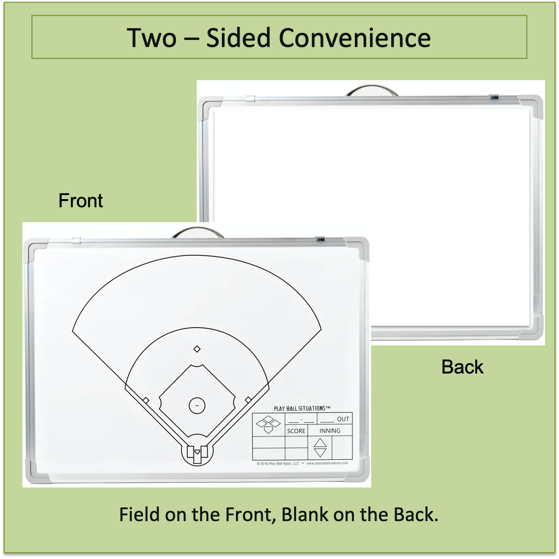 Baseball Softball Situations Board for Coaches