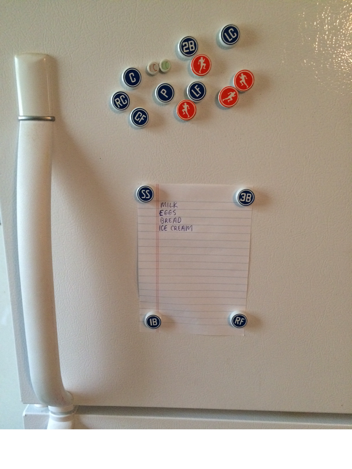 Baseball Softball Positions Magnet Set