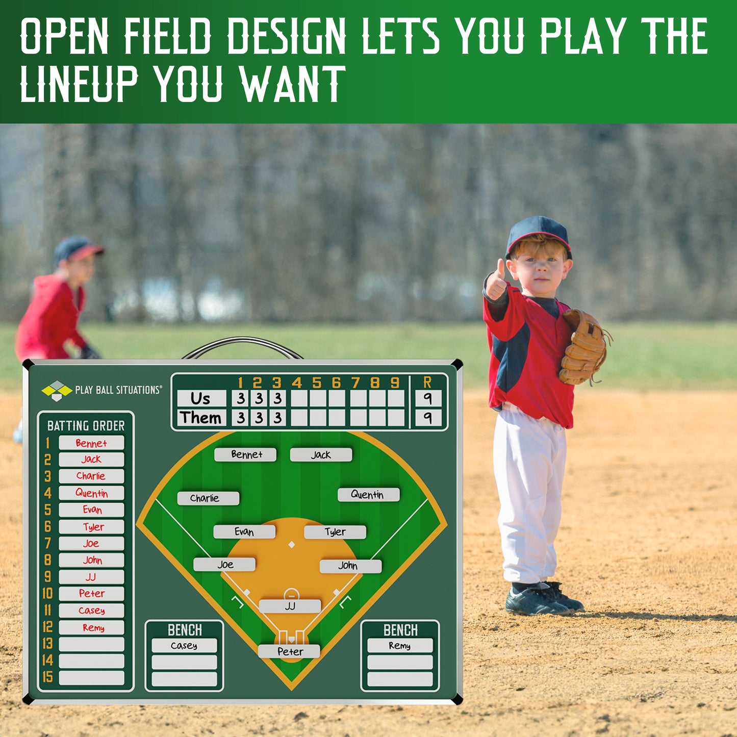 Baseball Softball Lineup Board for Dugout